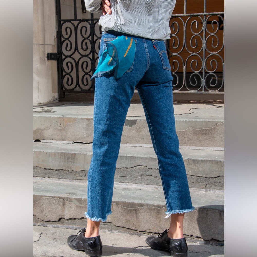 Levi's Blue Wedgie Straight Leg Jeans